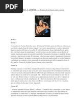 Romeo y Julieta Resumen de La Obra Por Actos y Escenas1