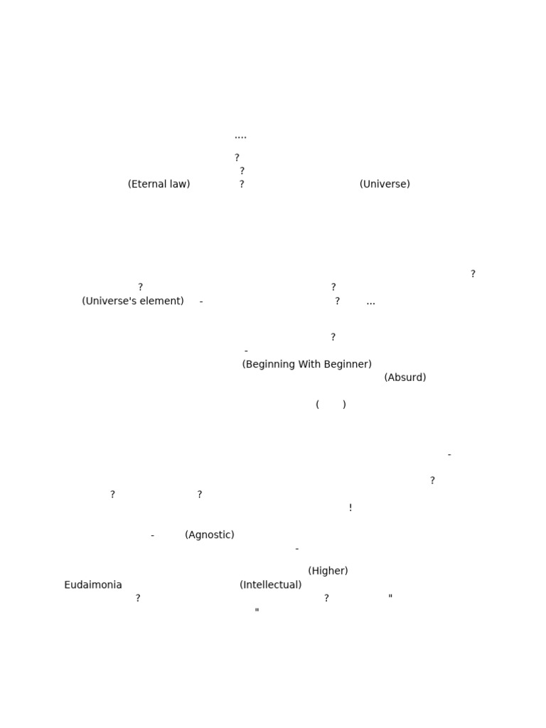 Eternal Law) ? (Universe) | PDF