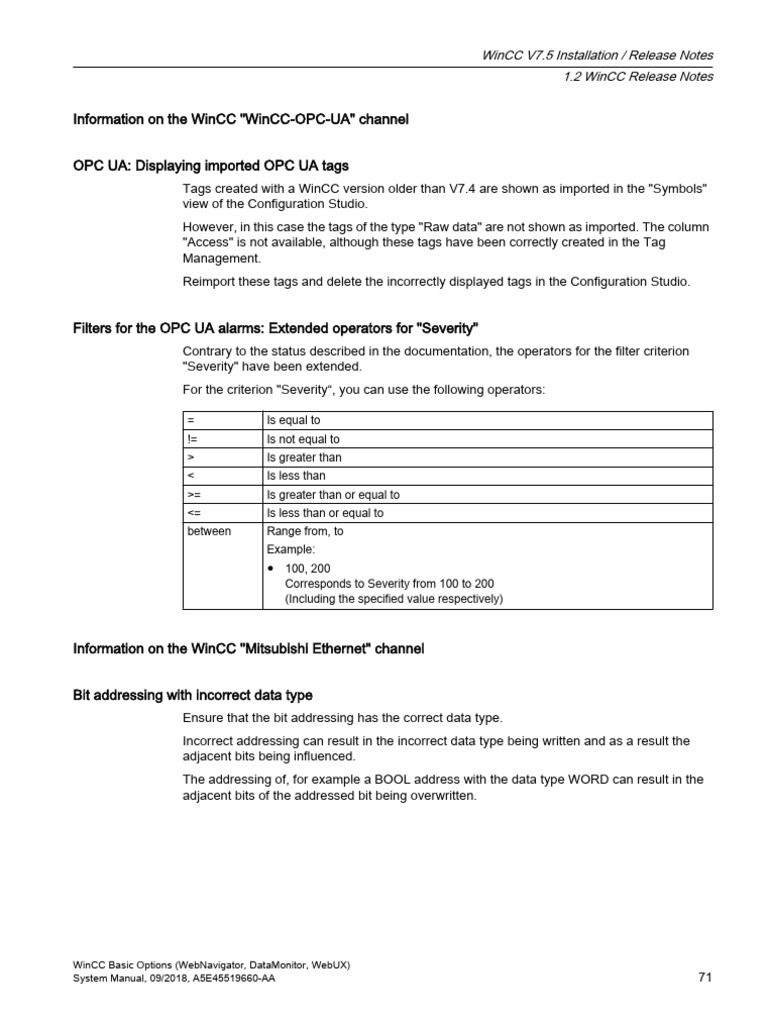 WinCC OPC UA & Mitsubishi Ethernet Guide | PDF | Computing | Software