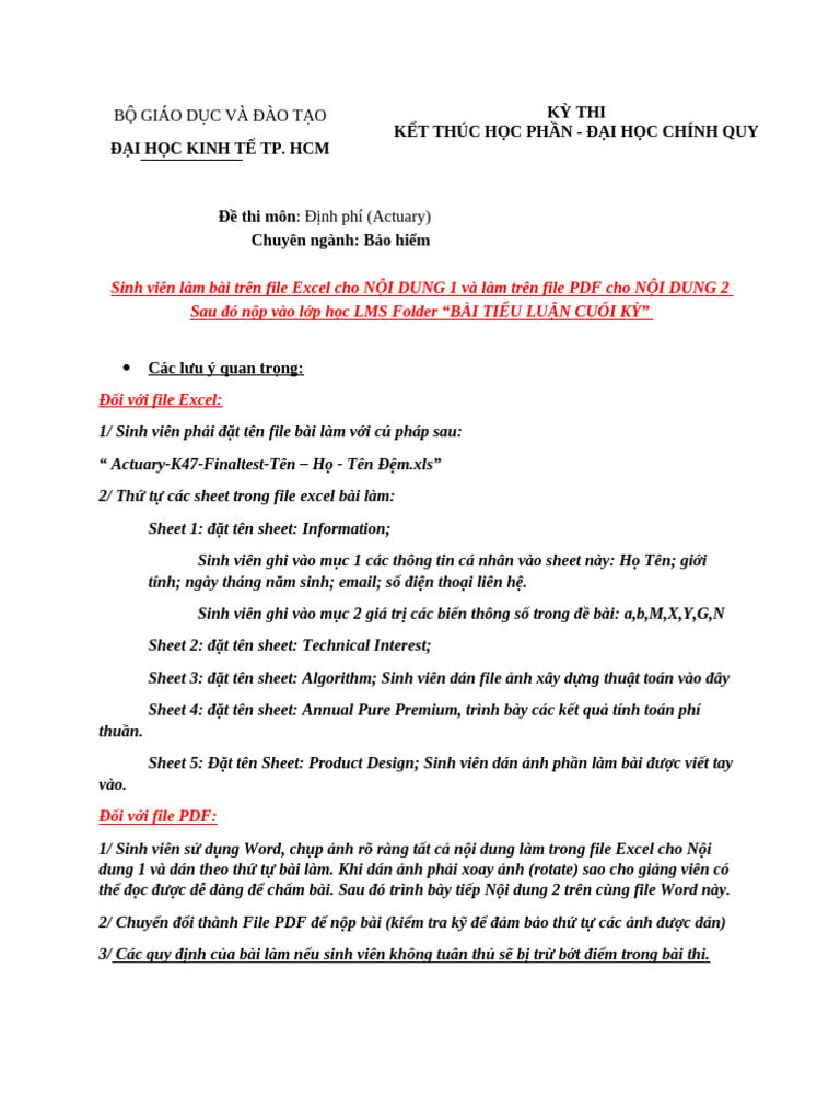 Final Test Actuary k48 | PDF
