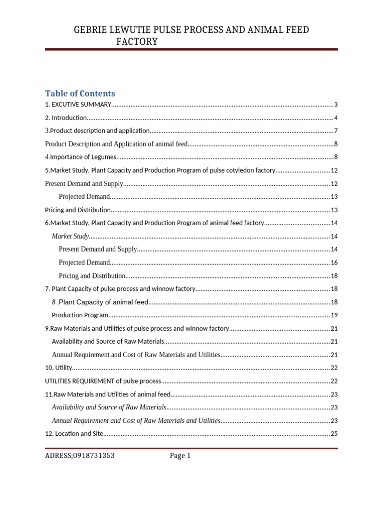 Pulse Processing and Animal Feed Factory Overview | PDF | Legume | Cereals