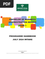 MANCOSA Student Portal Access Guide | PDF