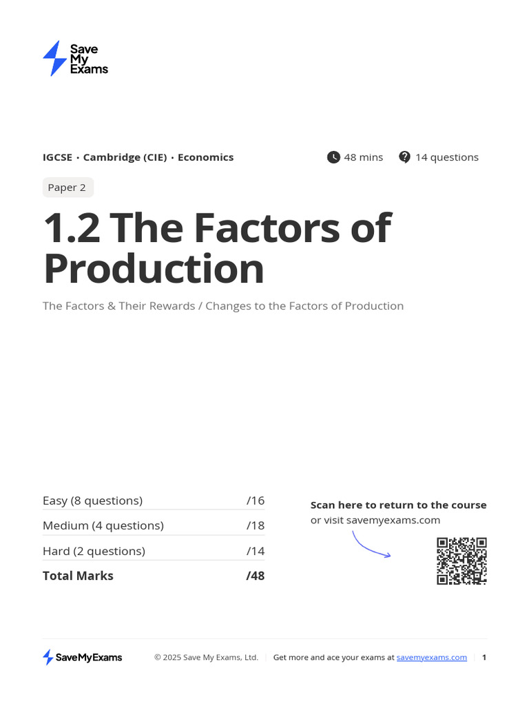 1 2 The Factors of Production Qdds4rsgfJgpsJCC | PDF | Labour Economics ...