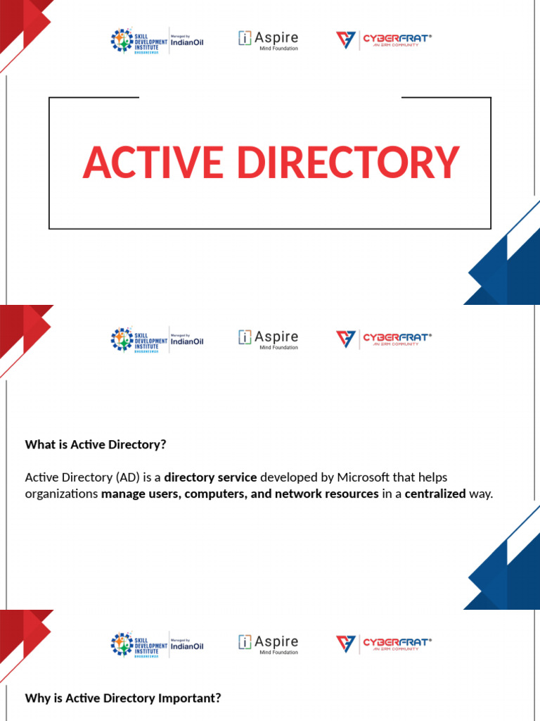 Active Directory Overview and Features | PDF | Active Directory | Group ...