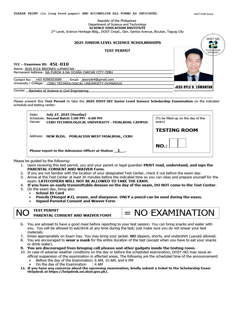 CtZcumeGcl7QeVpR Test Permit-2025!07!17 | PDF | Indemnity