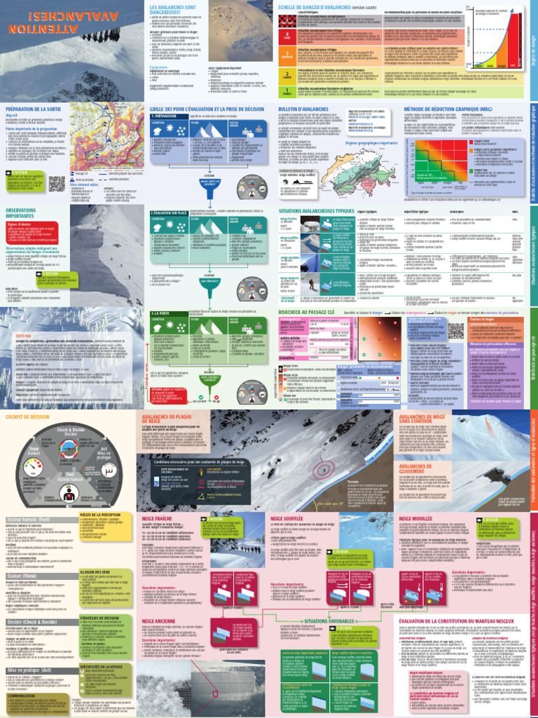 Échelle de danger d'avalanches PDF | PDF