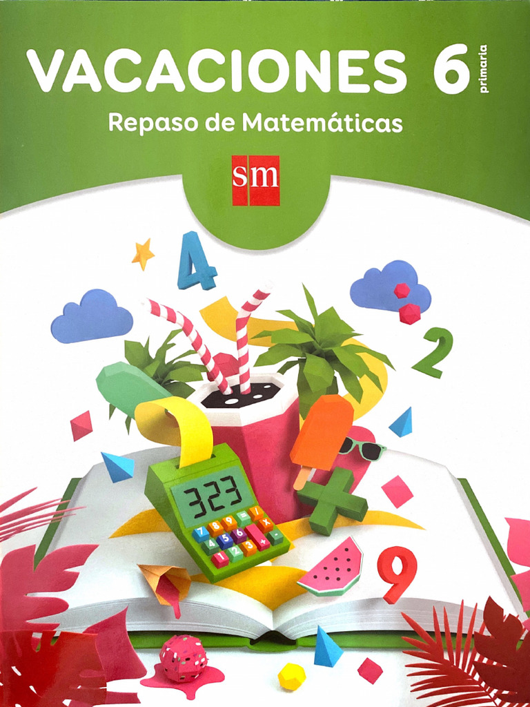 SM. Repaso de Matemáticas. 6 PRIMARIA | PDF