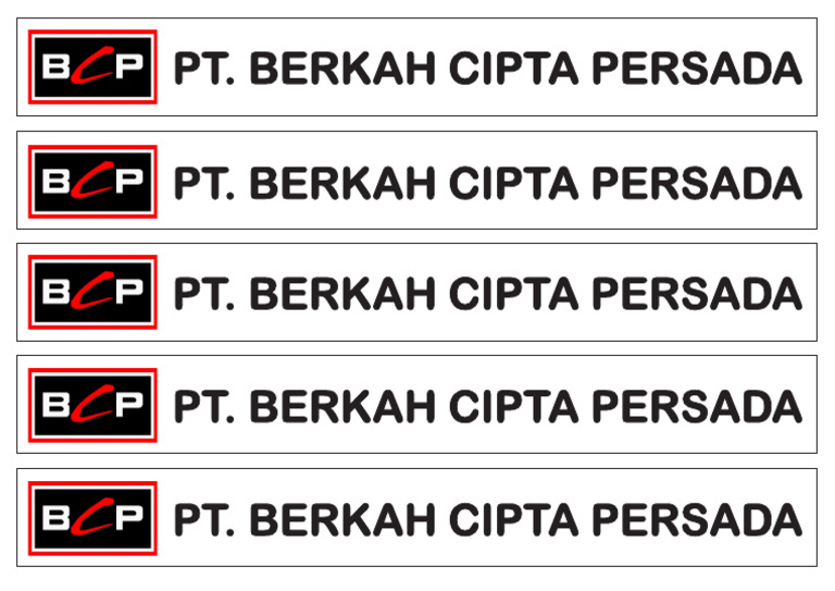 Sticker BCP A3 | PDF