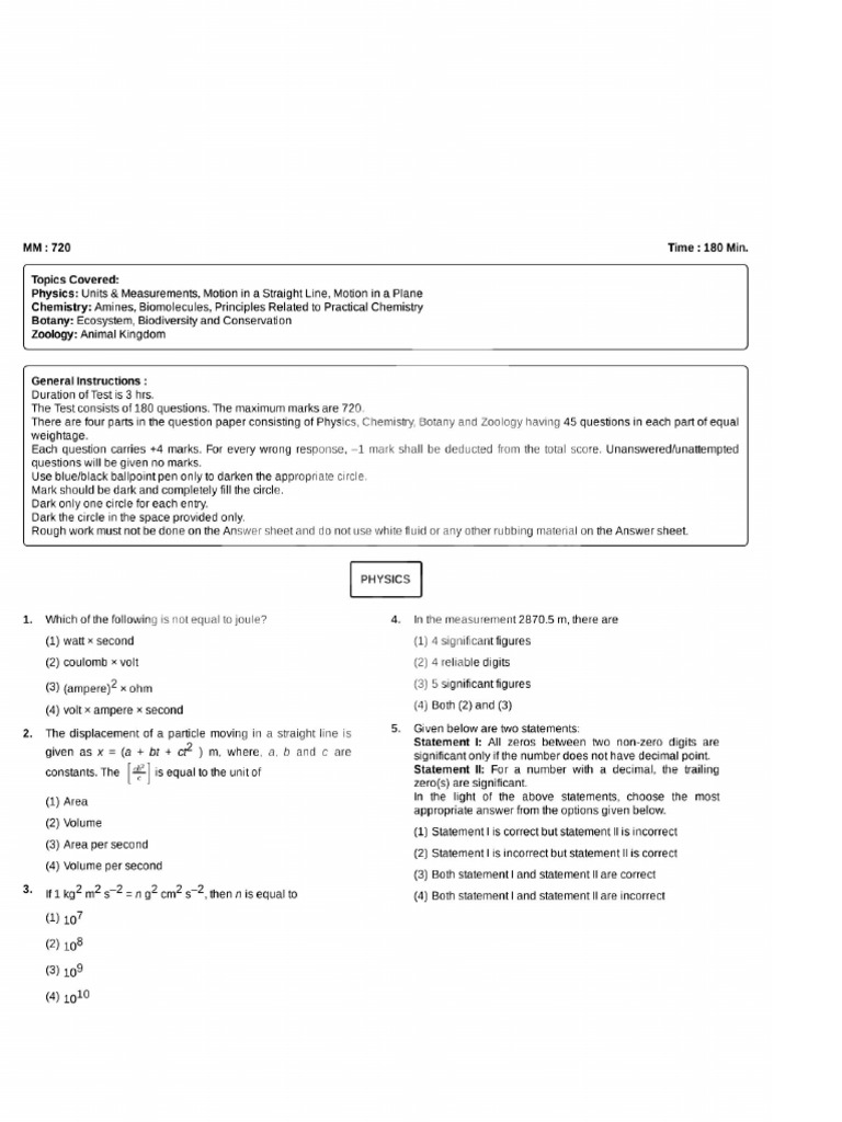 Test 01 | PDF