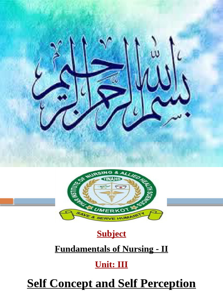 Self Concept in Nursing Care Essentials | PDF | Self Concept | Self Esteem