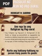 Pagsulat NG Introduction at Background | PDF