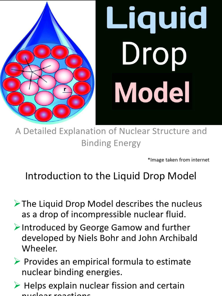 Overview of the Liquid Drop Model | PDF | Atomic Nucleus | Neutron