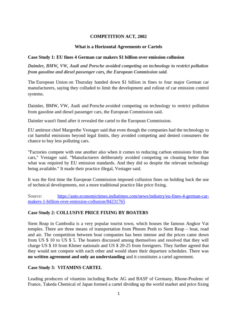 EU Fines German Car Makers for Collusion | PDF | Ubs | Credit Suisse