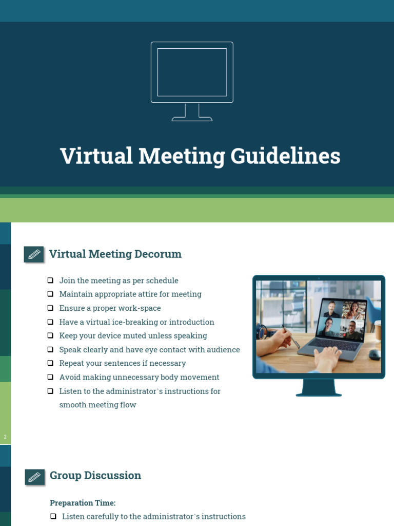 Virtual Meeting Best Practices Guide | PDF