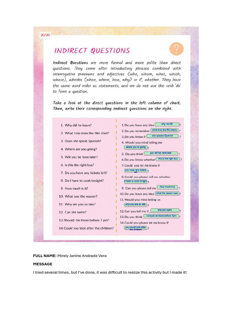 Activity 3 UNIT 1 | PDF