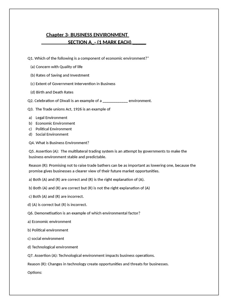 Chapter 3 Business Environment Pdf Electric Vehicle Economies