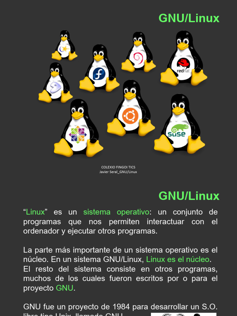 Introducción a GNU/Linux y Debian 10 | PDF | Distribución de Linux | Ñu