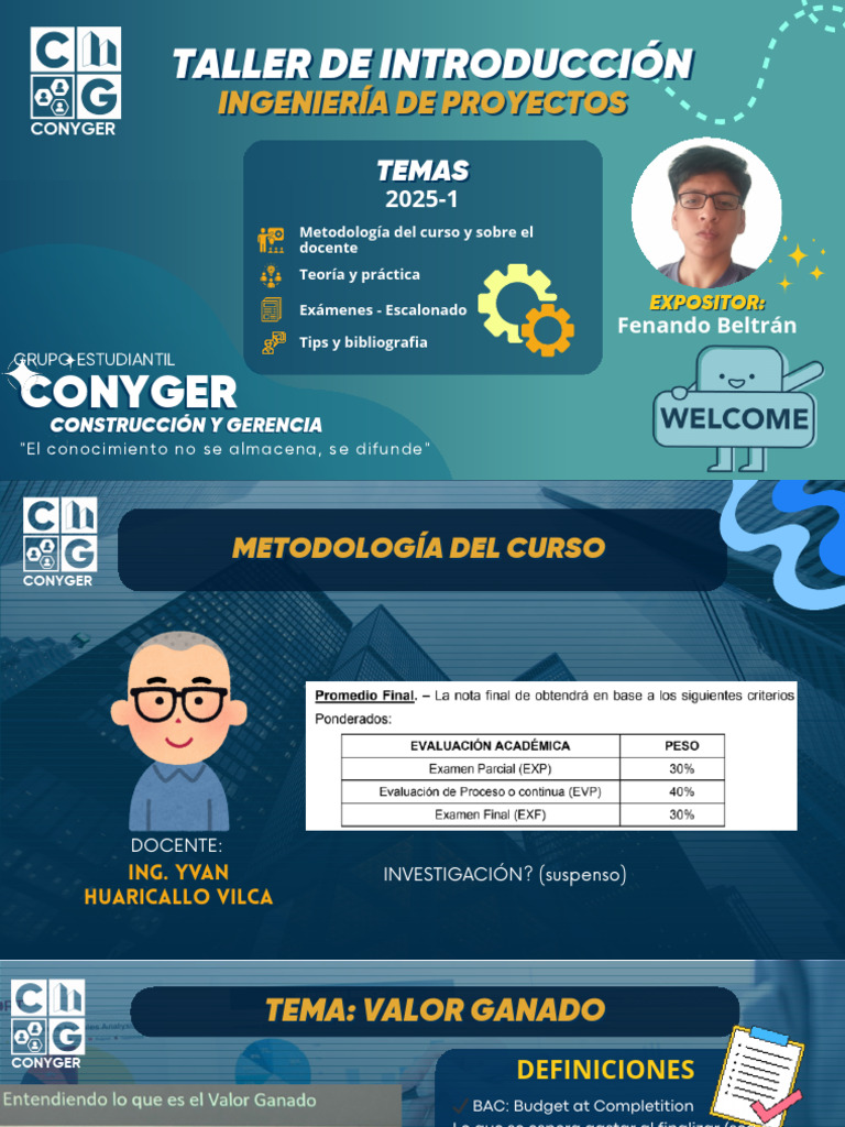 Taller de Ing. de Proyectos | PDF