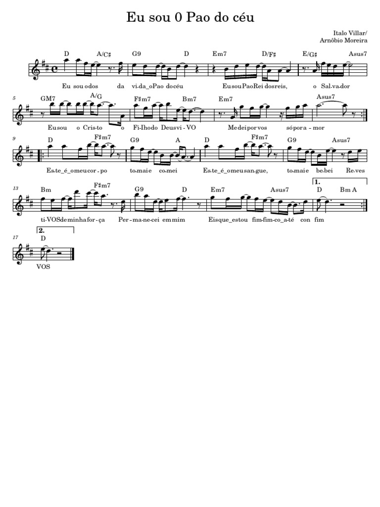 Letra da Música 