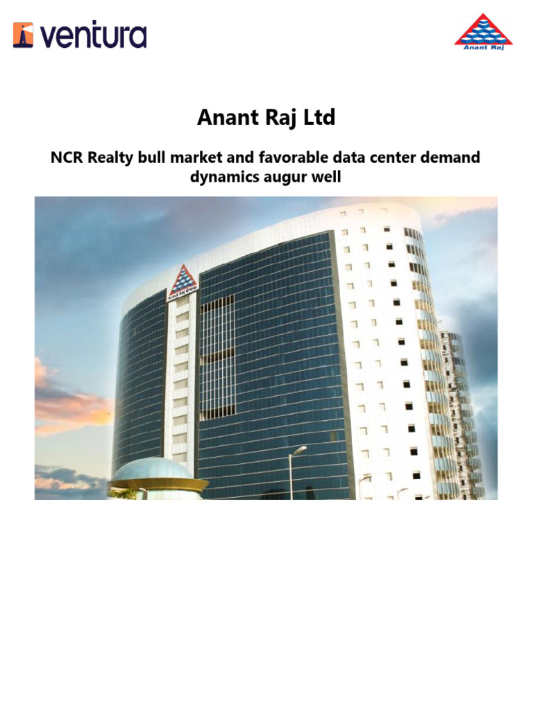 Ventura Anant Raj 30122024 | PDF | Valuation (Finance) | Data Center