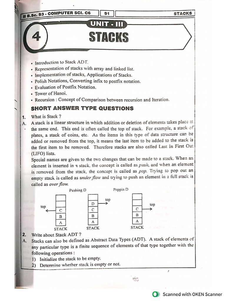 DSS Using C - Unit 3 | PDF