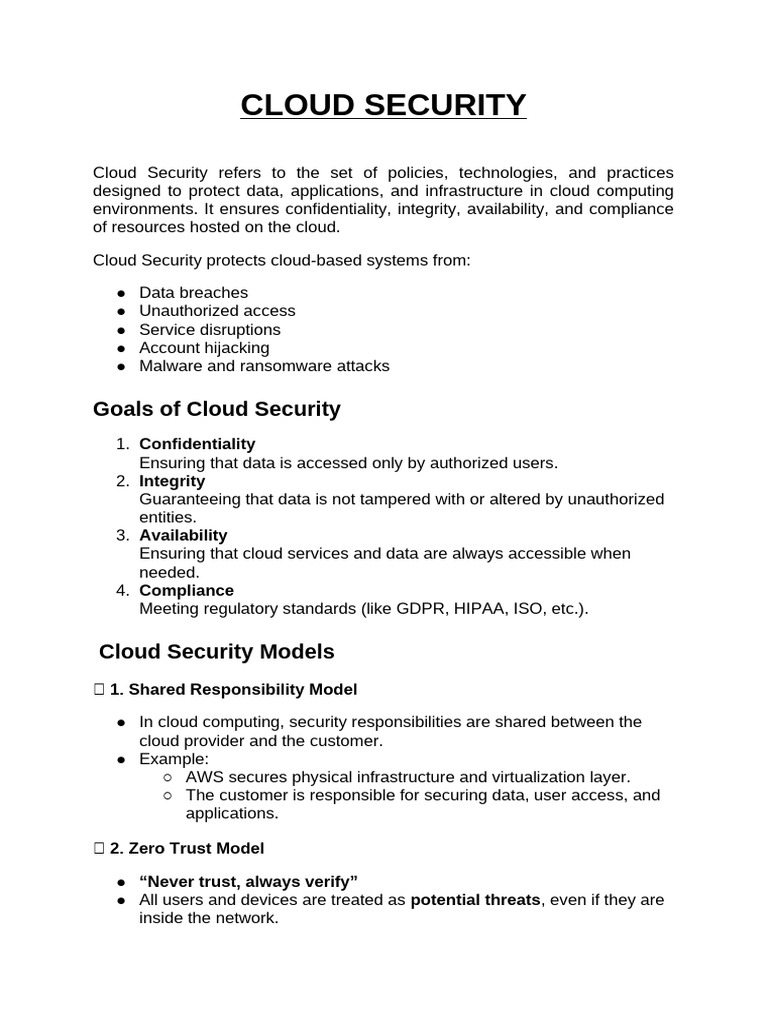 Enhancing Cloud Security Techniques | PDF | Security | Computer Security