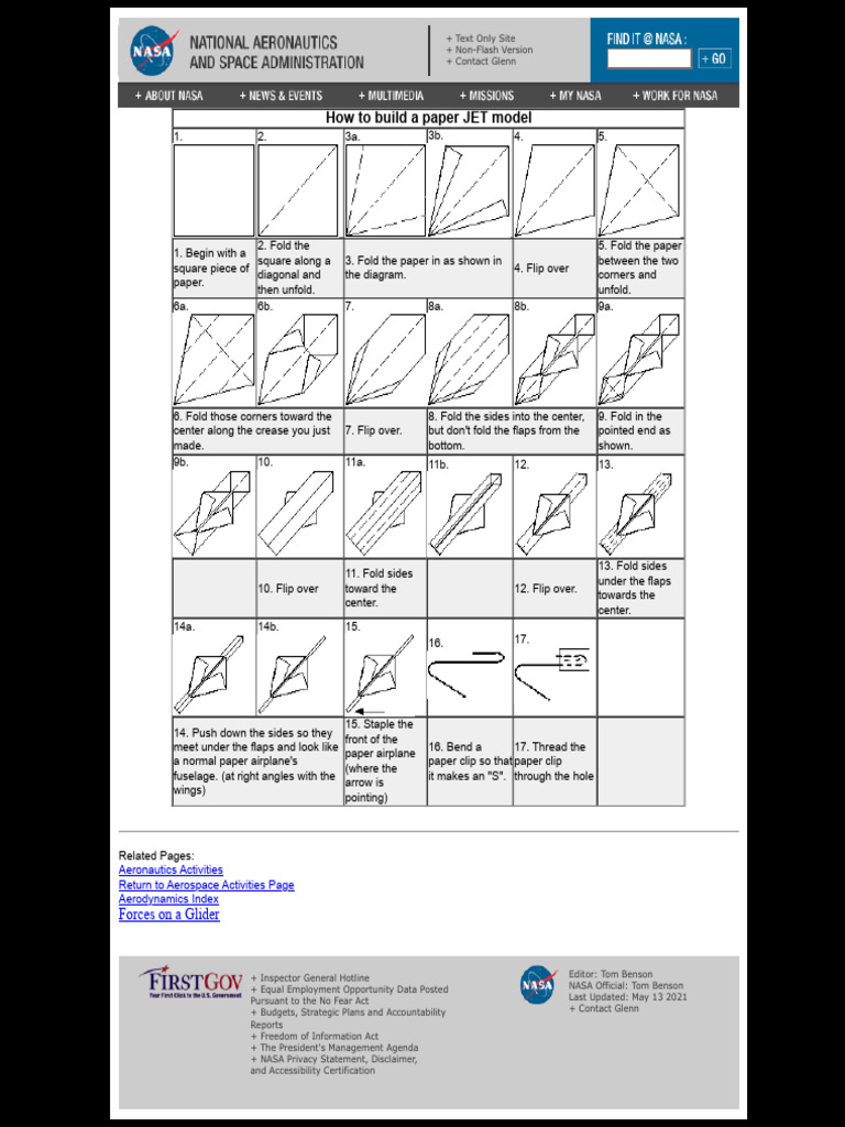 How to Make a Paper Jet Model | PDF | Aerospace | Vehicle Design