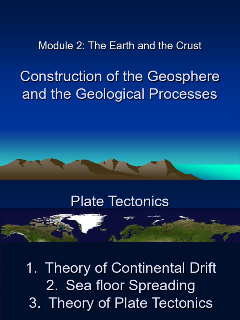 2.3_Construction of the Geoshere and Geologic Processes | PDF | Plate ...