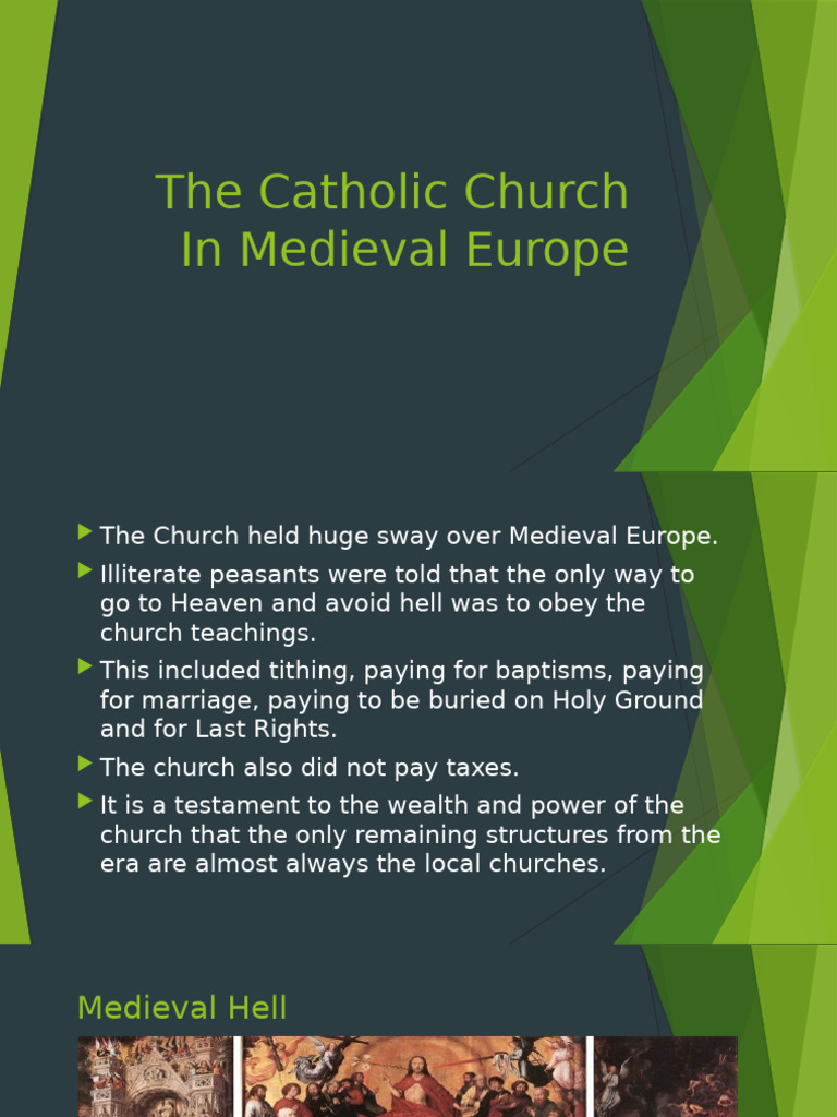 4) The Catholic Church in Medieval Europe | PDF