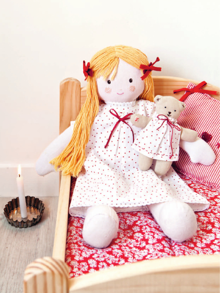 DIY Bedtime Doll Sewing Patterns | PDF | Seam (Sewing) | Embroidery