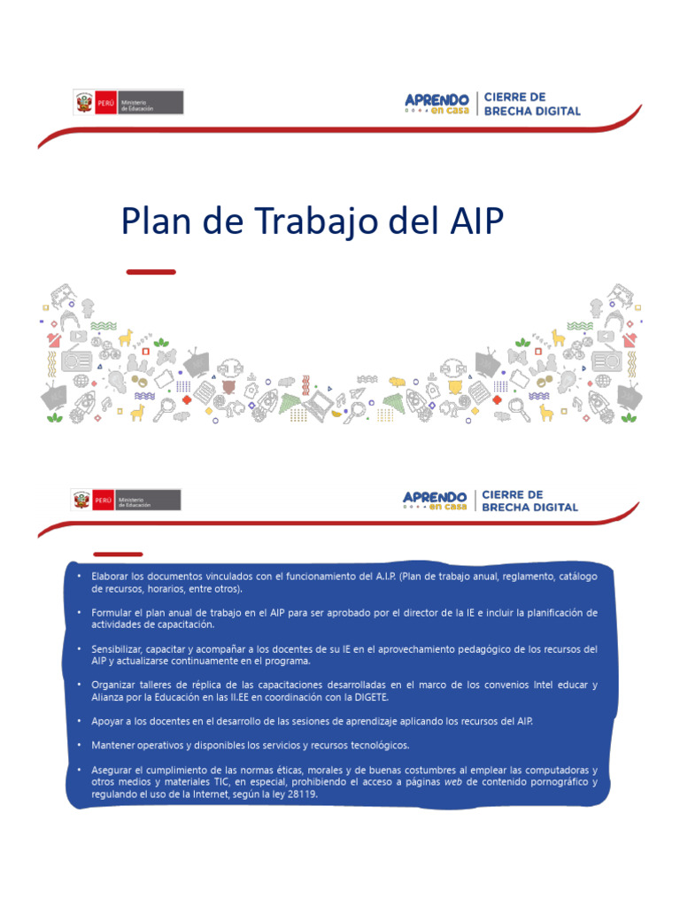 Plan - Aip-2022 | PDF | Tecnología de información y comunicaciones ...