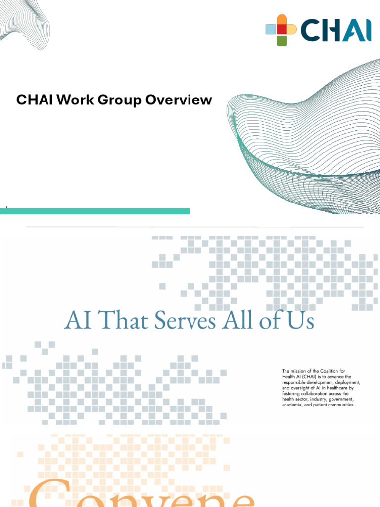 CHAI Work Group Process Overview | PDF