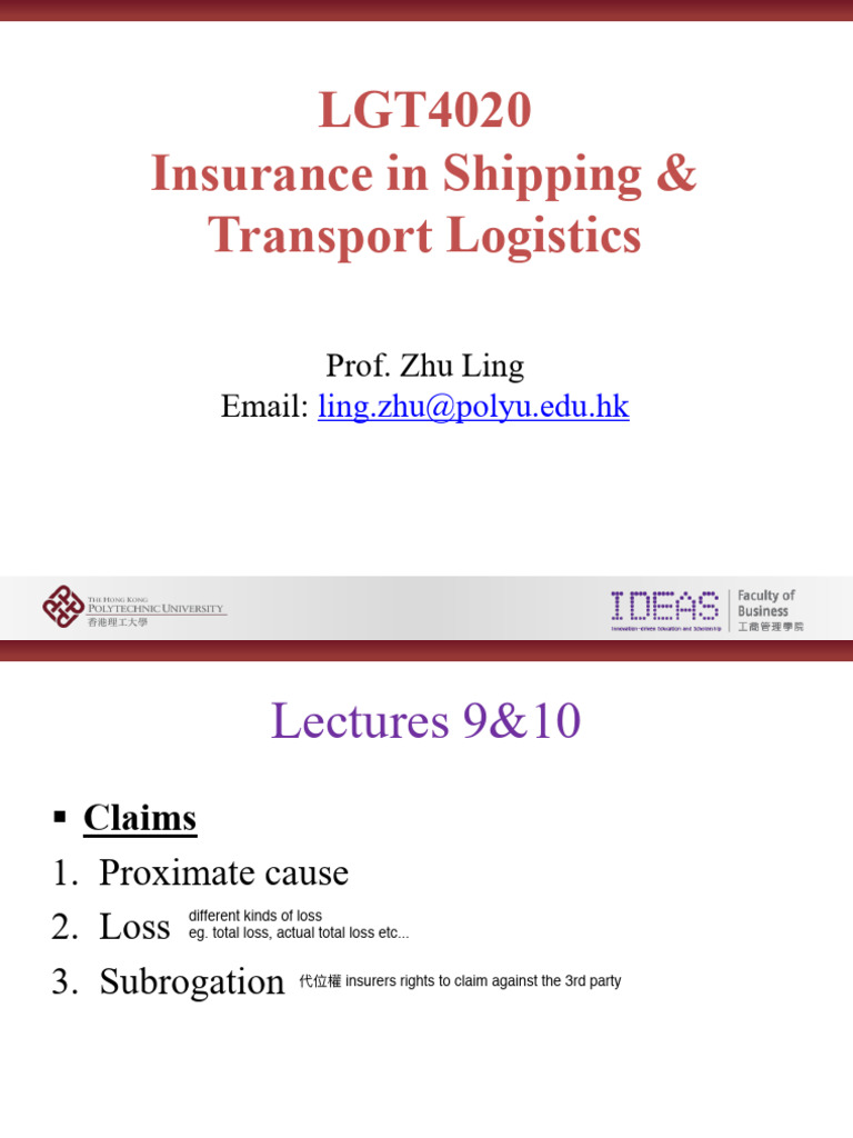 Lectures9&10 Revised | PDF | Insurance | Deductible