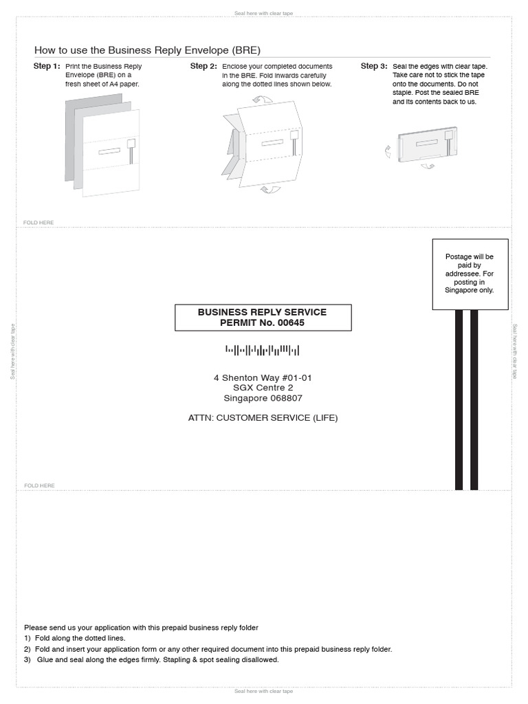 How to Use a Business Reply Envelope | PDF | Envelope | Stationery