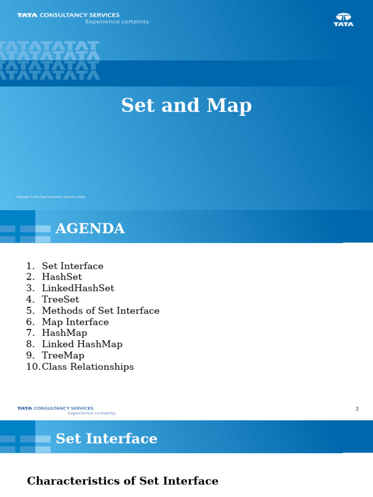 Java Set and Map Interfaces Explained | PDF