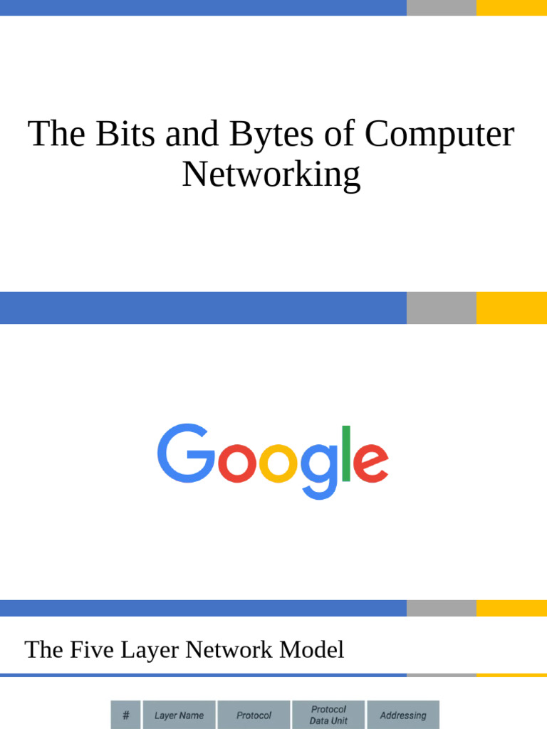 Understanding Network Cables and Layers | PDF | Internet Protocols ...