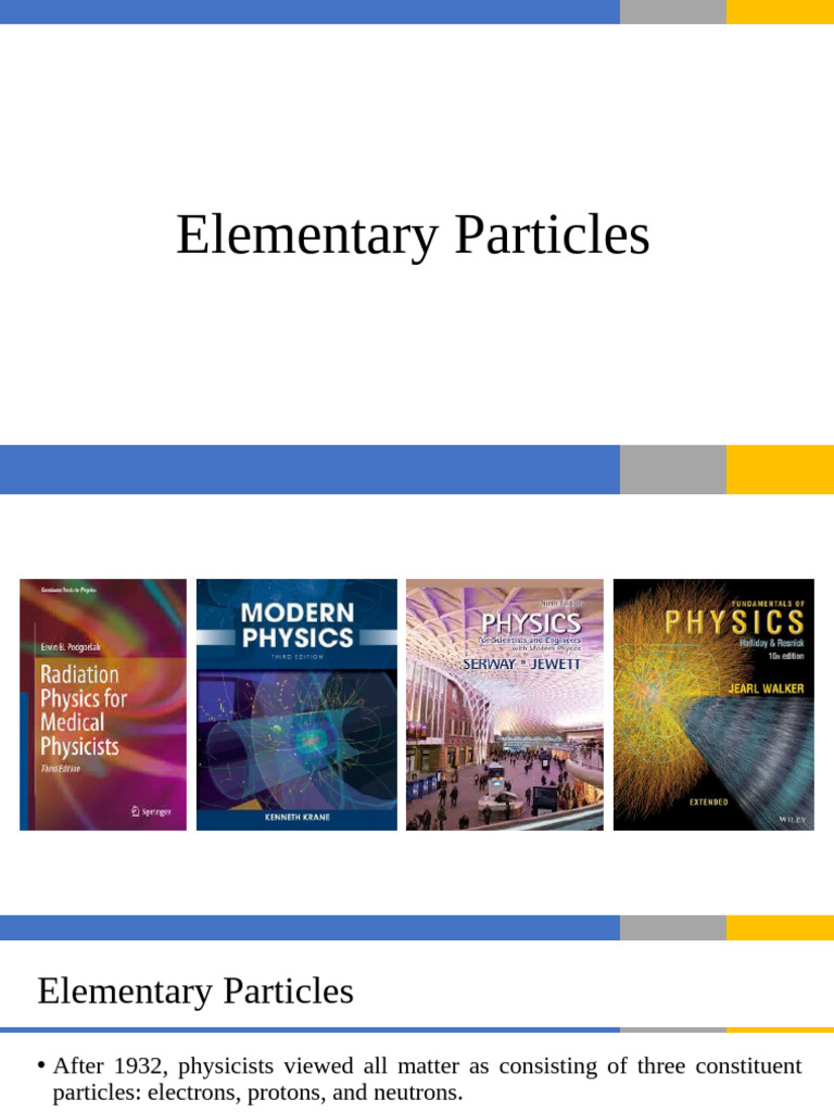 Understanding Elementary Particles and Forces | PDF | Quark ...