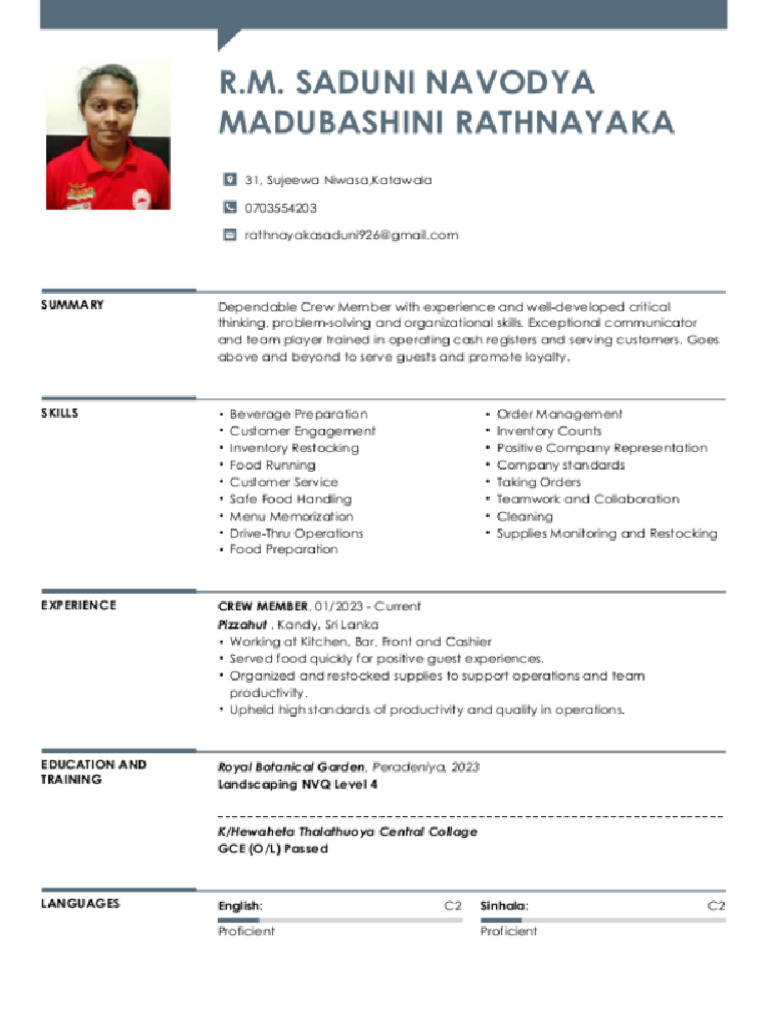 My CV | PDF