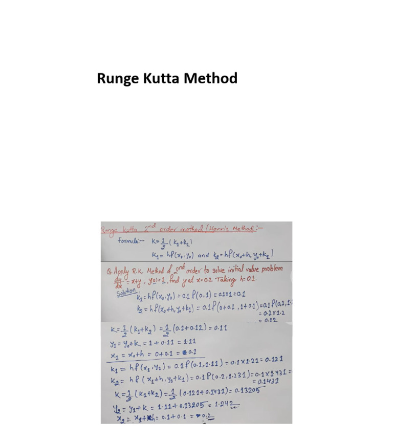 Runge Kutta | PDF