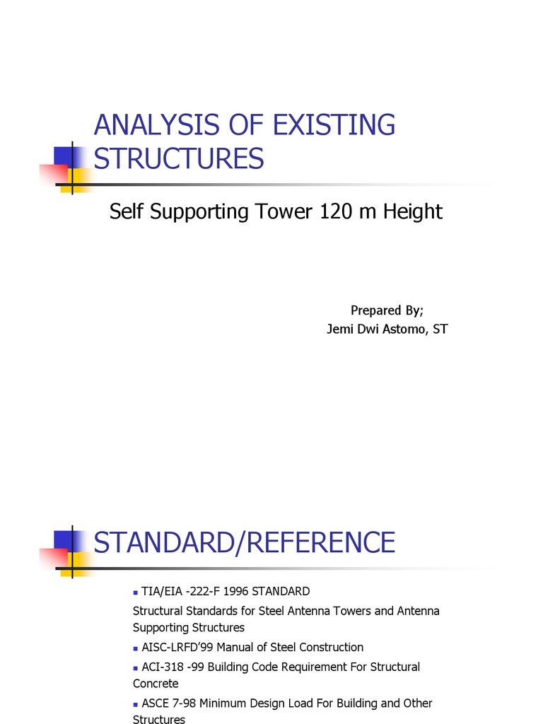 Structural Analysis of 120m Tower | PDF | Applied And Interdisciplinary ...