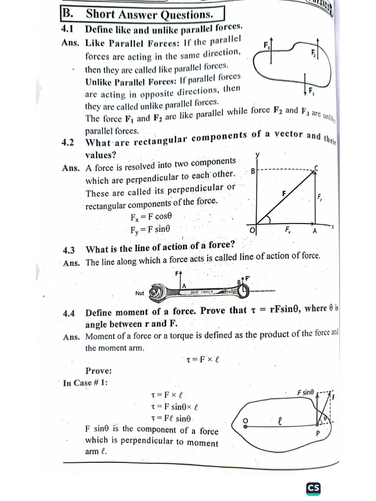 Chapter 4 Short Questions Pdf