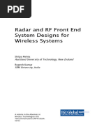 Mehta S. Radar and RF Front End System Designs For Wireless