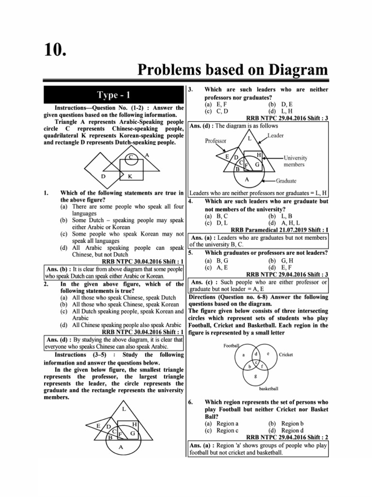 10 - Problem Based On Diagram | PDF