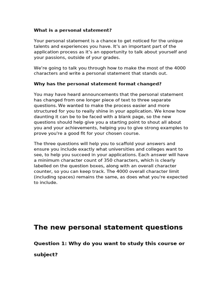 Crafting Your Personal Statement | PDF | Curriculum | Intelligence