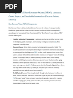 IWA Best Practice for Water Balance | PDF