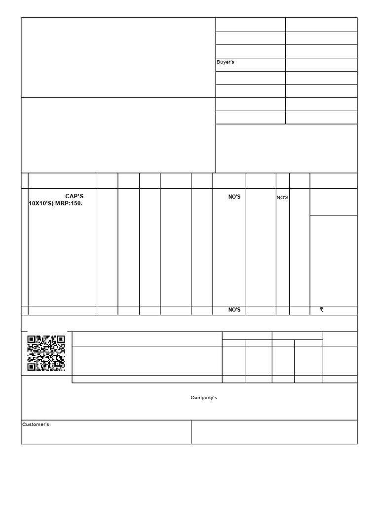 Tax Invoice for NAC Formulations | PDF | Invoice | Taxes