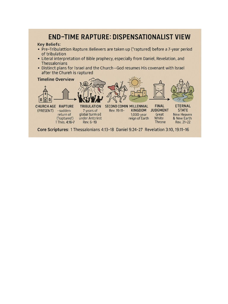 Dispensationalist Rapture Explained | PDF