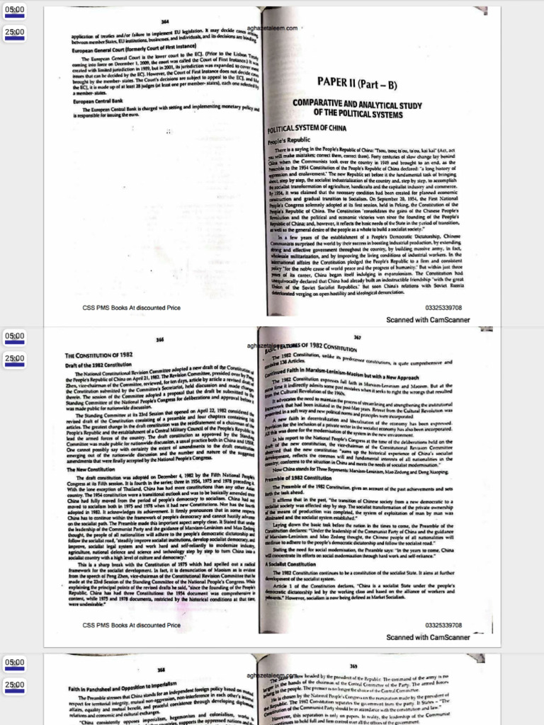 Overview of China's 1982 Constitution | PDF | Socialism | Political Science