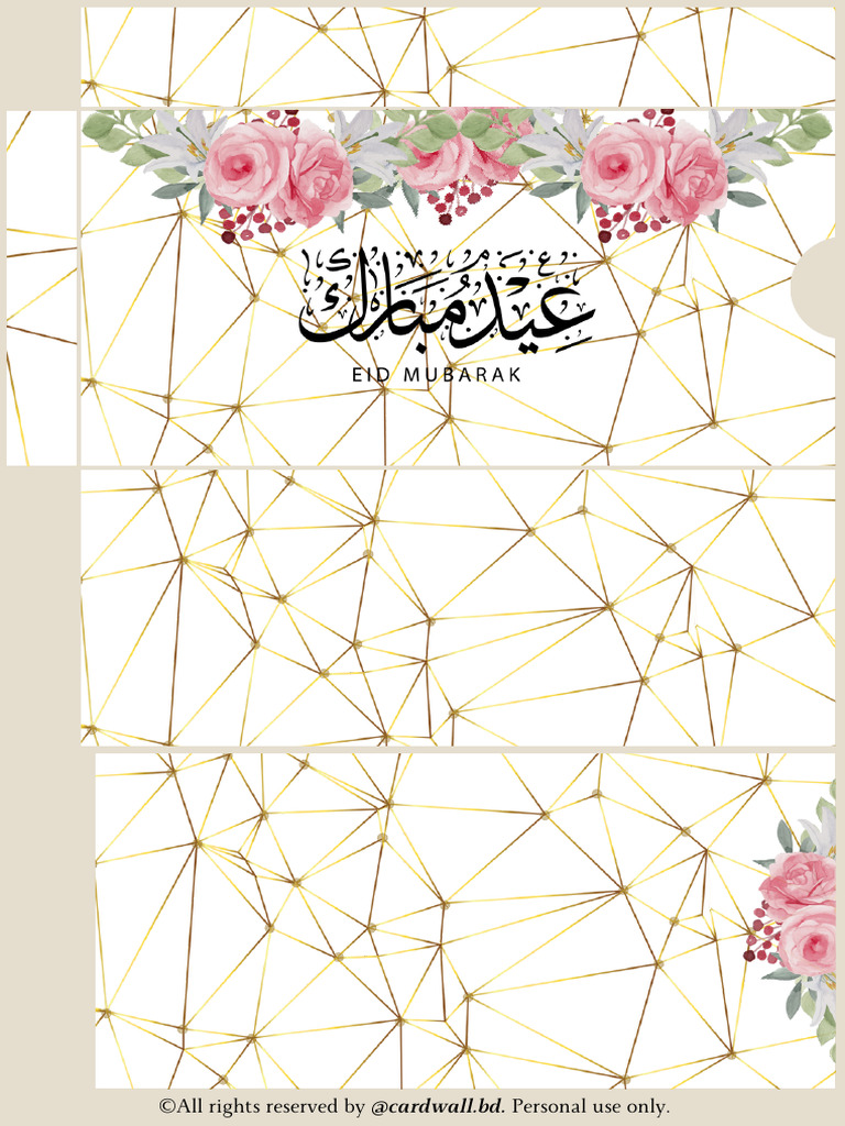 DIY Slider Eidi Envelope | PDF