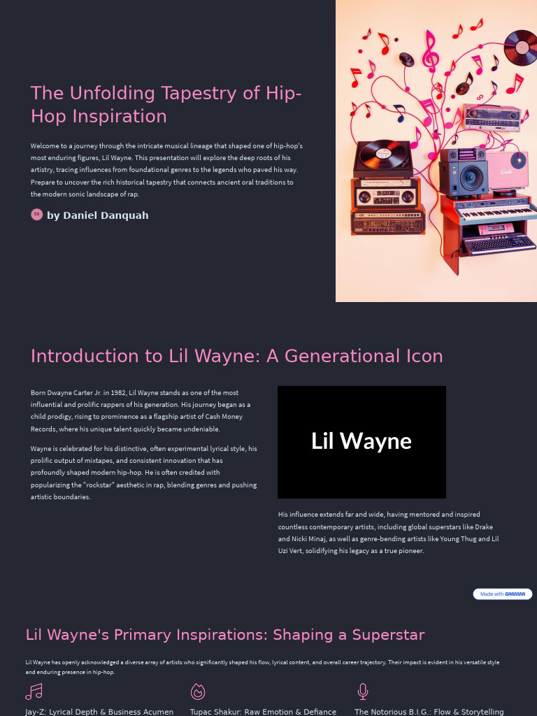The Unfolding Tapestry of Hip Hop Inspiration | PDF | Rapping | Funk